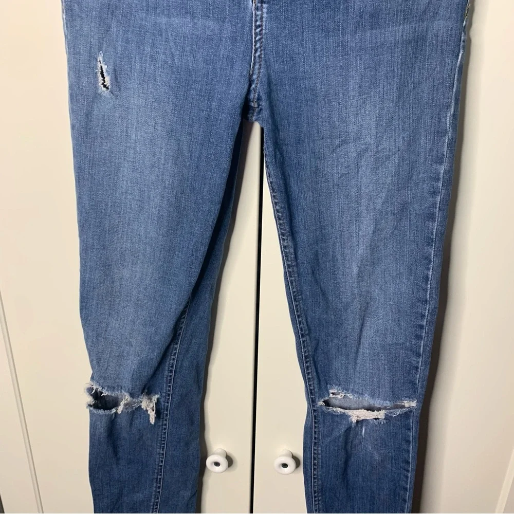 Topshop Moto Jamie Distressed Skinny Jeans